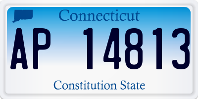 CT license plate AP14813