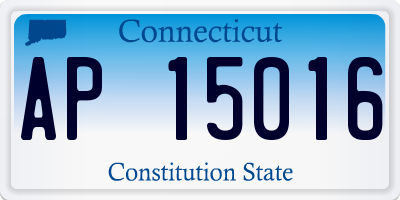 CT license plate AP15016