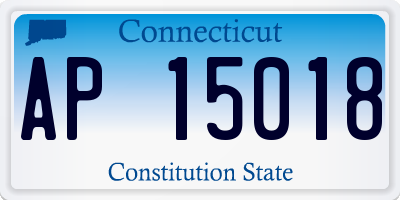 CT license plate AP15018