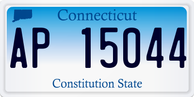 CT license plate AP15044