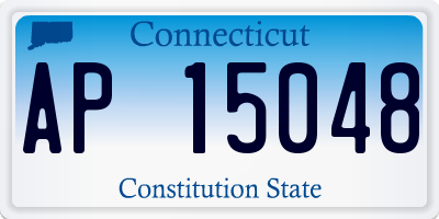 CT license plate AP15048