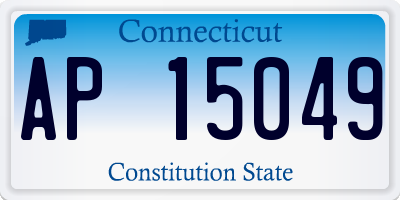 CT license plate AP15049