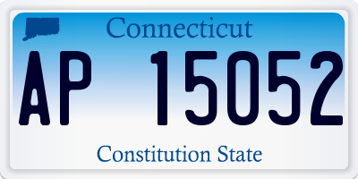CT license plate AP15052