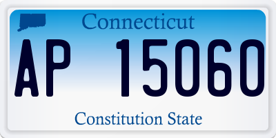 CT license plate AP15060