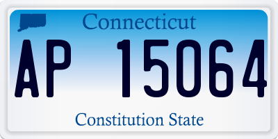 CT license plate AP15064