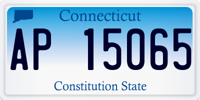 CT license plate AP15065
