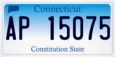 CT license plate AP15075