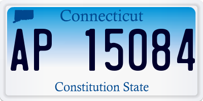 CT license plate AP15084