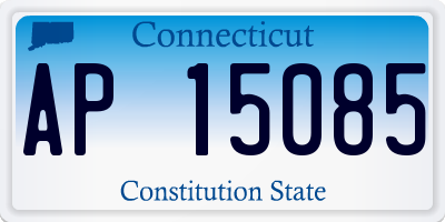 CT license plate AP15085