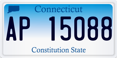CT license plate AP15088