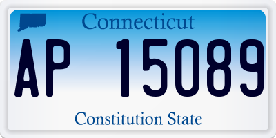 CT license plate AP15089