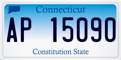CT license plate AP15090