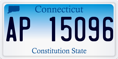 CT license plate AP15096