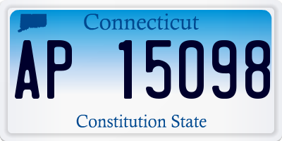 CT license plate AP15098