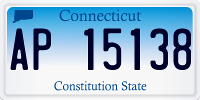 CT license plate AP15138