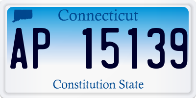 CT license plate AP15139