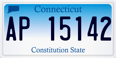 CT license plate AP15142