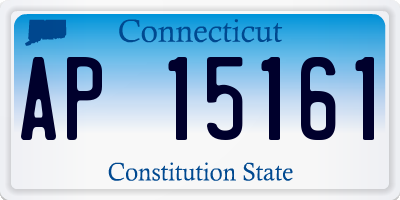 CT license plate AP15161