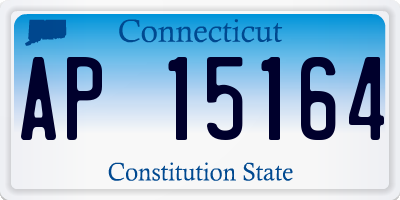 CT license plate AP15164