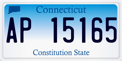 CT license plate AP15165