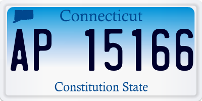 CT license plate AP15166