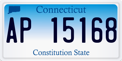 CT license plate AP15168