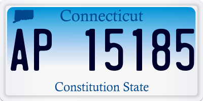 CT license plate AP15185