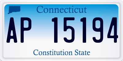 CT license plate AP15194