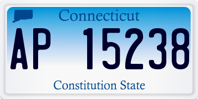 CT license plate AP15238