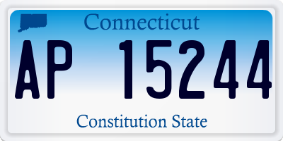 CT license plate AP15244