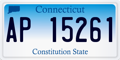 CT license plate AP15261