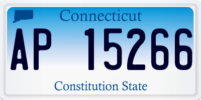 CT license plate AP15266