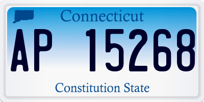 CT license plate AP15268