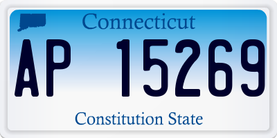 CT license plate AP15269