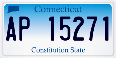 CT license plate AP15271