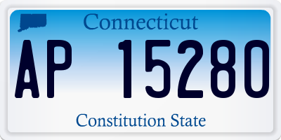 CT license plate AP15280