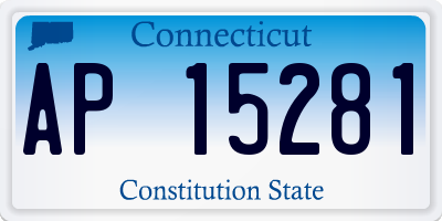 CT license plate AP15281