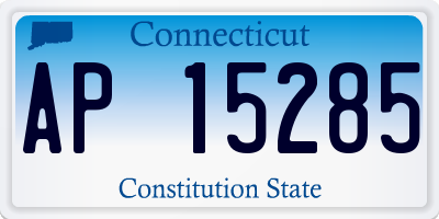 CT license plate AP15285