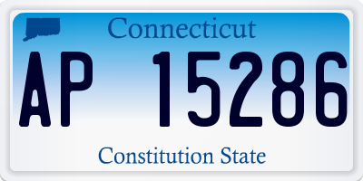 CT license plate AP15286