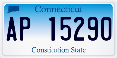 CT license plate AP15290