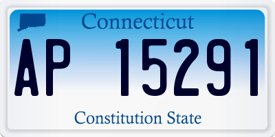 CT license plate AP15291