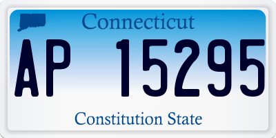 CT license plate AP15295