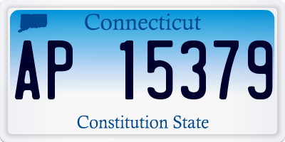 CT license plate AP15379