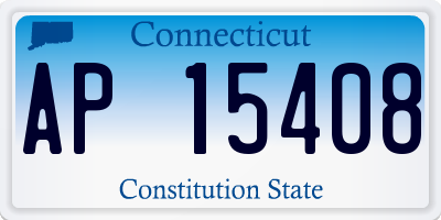 CT license plate AP15408