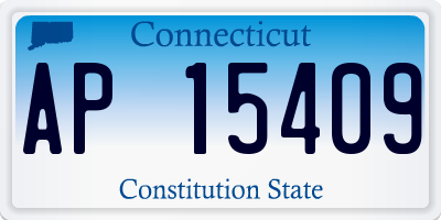 CT license plate AP15409