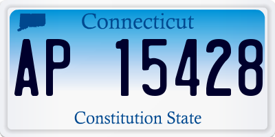 CT license plate AP15428