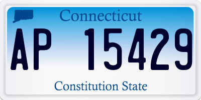 CT license plate AP15429