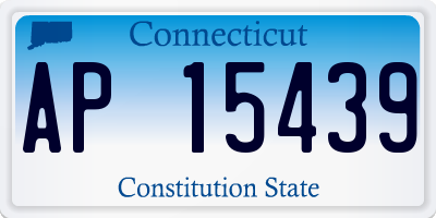 CT license plate AP15439