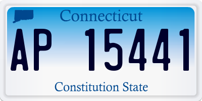CT license plate AP15441