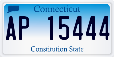 CT license plate AP15444